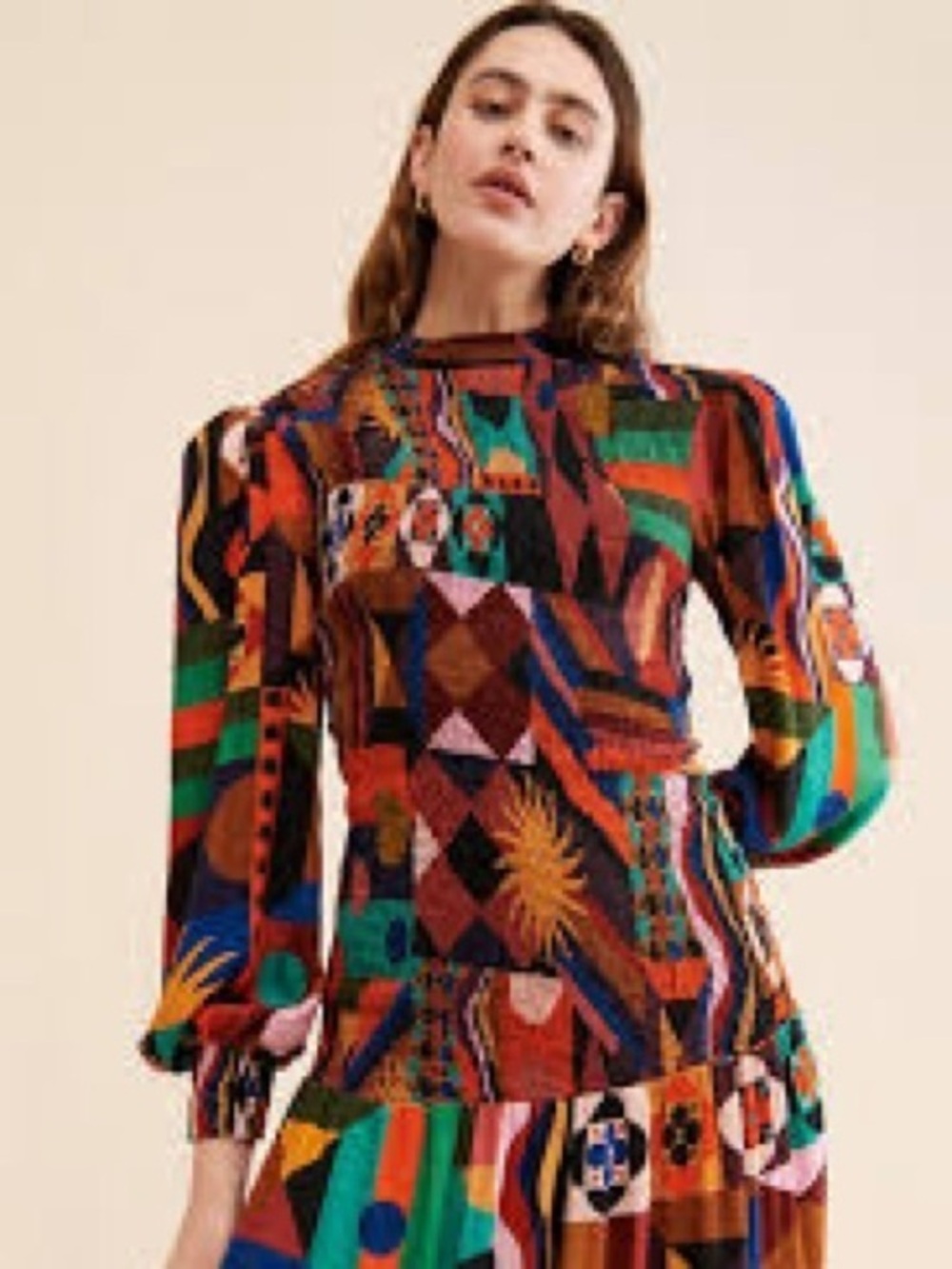 Farm Rio Smocked Dress - Picture 2 of 5